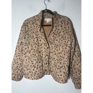 Saltwater Luxe Quilted Leopard Print Jacket Sz XS